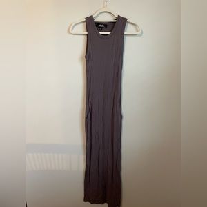 Lulu’s super soft tshirt dress maxi, XS, dusty purple